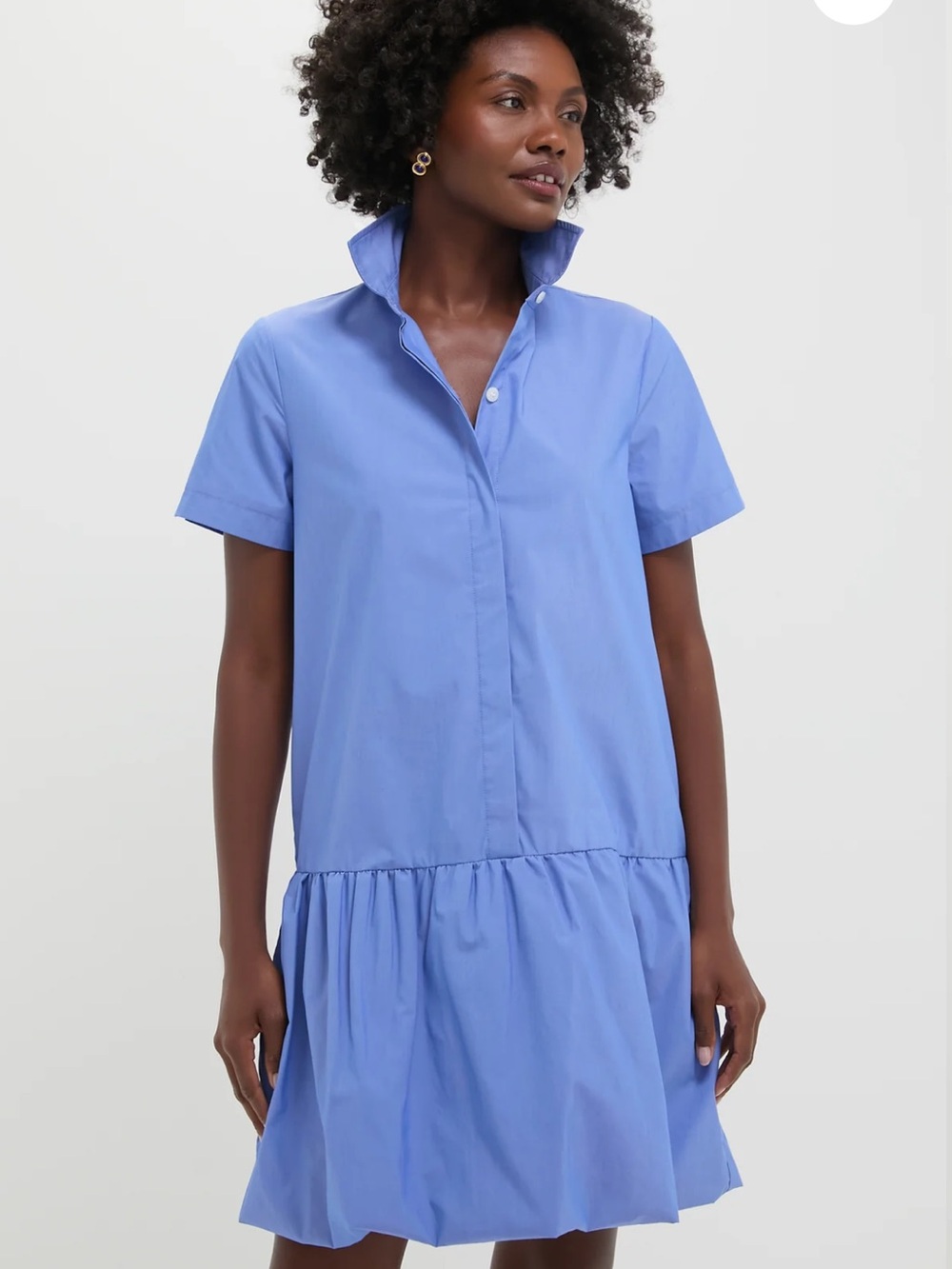 Tuckernuck Martine Sail Blue Bubble Dress Size L NWT